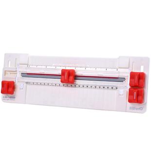 可得优四合一裁纸器多功能裁纸刀A4照片手动切纸刀裁纸机6页diy虚线直线波浪线压折痕裁手账活页13045