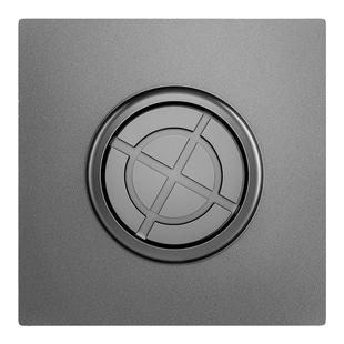 空白面板带出线孔装饰遮挡盖板86型穿线插座电视墙壁堵洞穿孔白板