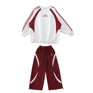 儿童演出服街舞套装男童嘻哈hiphop女童爵士练功运动会班表演服潮