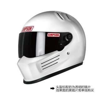 SIMPSON辛普森摩托车头盔女来梦学姐网红款M30复古机车蝴蝶结全盔