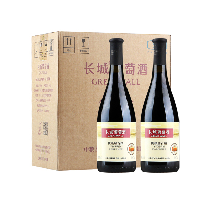 国产红酒中粮长城优级750ml6瓶