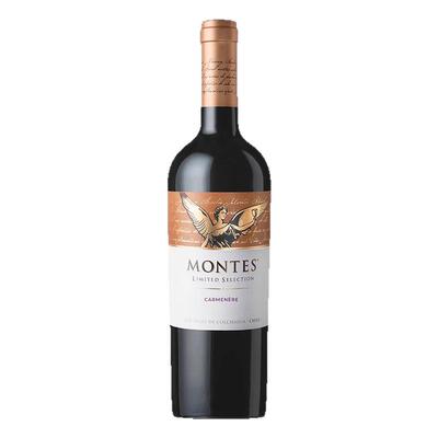 montes蒙特斯限量精选赤霞珠佳美娜干红葡萄酒进口黑皮诺智利名庄