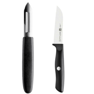 德国制造双立人水果刀刮皮器LIFE系列削皮刀刨皮刀蔬菜刀两件套