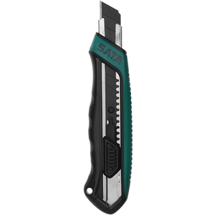 SATA世达美工刀重型加厚不锈钢壁纸刀拆快递大号锌合金裁墙纸工具