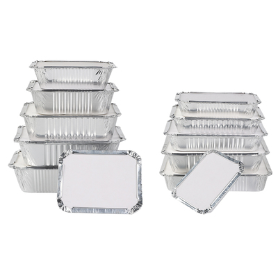 加厚烧烤锡纸盒长方形炸锅铝箔盒