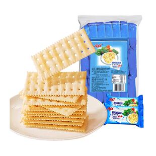 Aji低糖苏打饼干酵母减盐味养胃治胃酸饱腹咸薄脆小吃孕妇零食