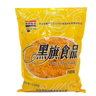 黑旗湖北肉松烘焙原味红色面包用