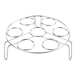 不锈钢蒸架加粗加厚家用多功能高低脚蒸格架子隔热架蒸鸡蛋架蒸饭