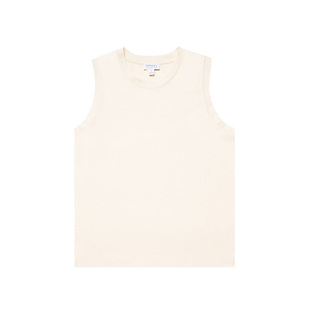 SUNSPEL女士早春匹马棉Boy Fit中磅无袖背心打底 Midweight