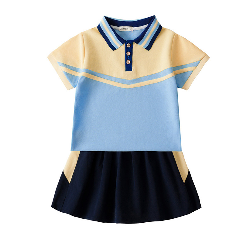 幼儿园园服春装儿童校服夏季小学生班服短袖纯棉运动会套装三件套