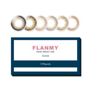 日本Flanmy美瞳月抛1片装隐形眼镜糖蜜