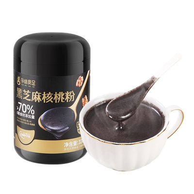 孕味食足黑芝麻核桃粉营养早餐