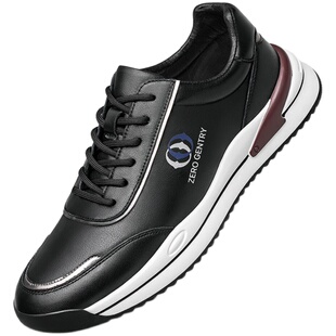 ZRO零度男鞋品牌正品运动休闲鞋夏季真皮阿甘鞋软面皮旅游鞋跑鞋