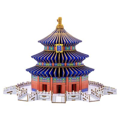 天坛积木JIGZLE木质3D立体