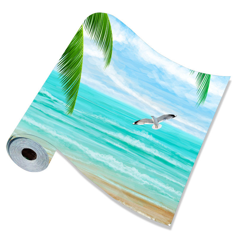 壁纸自粘墙纸客厅装饰背景墙贴画墙贴纸卧室创意温馨小清新风景画