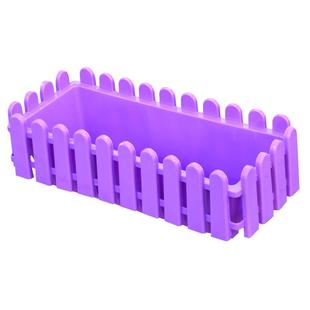 栅栏花盆长方形特大加厚种菜盆阳台种植箱多肉植物育苗盆塑料花盆