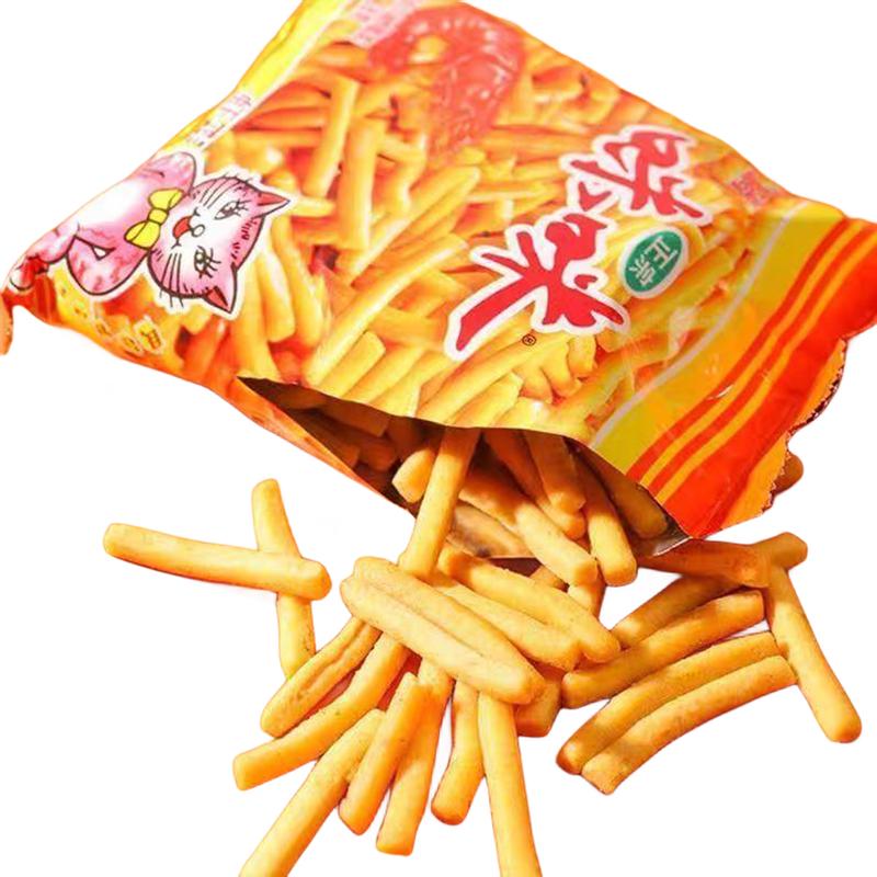 虾条蟹味!薯片著条休闲零食