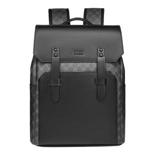 马克华菲双肩包男款2025新款潮牌电脑包大容量背包男士休闲书包男