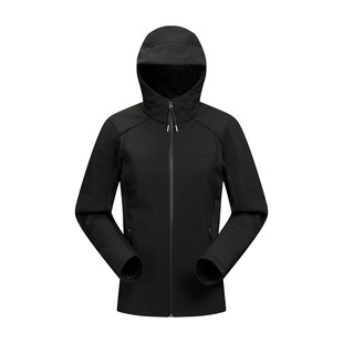 探路者2026新款户外运动休闲防风防泼水保暖羽绒软壳衣外套男女