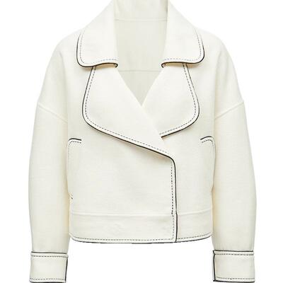 VeroModa秋冬洋气简约毛呢大衣