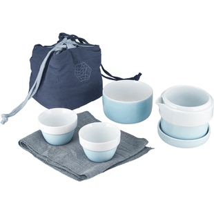 金灶KP-20旅行工夫茶具套装快客杯组便携式功夫茶整套茶具家用