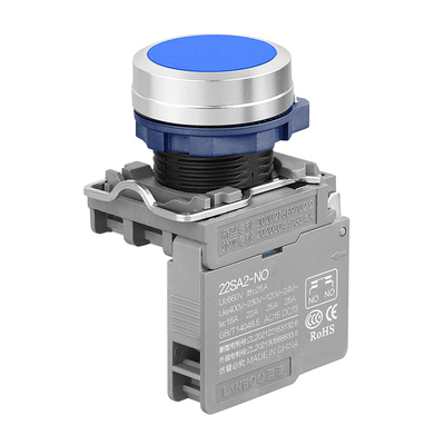 蓝波22M大电流按钮开专票发顺丰