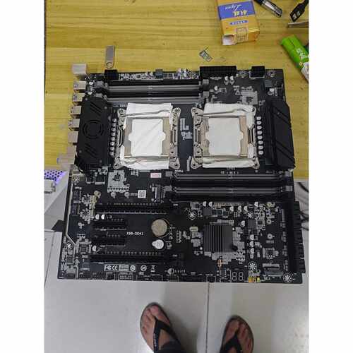 溢价-4张昂迅X99DD41双路主板品成色还可以有点使