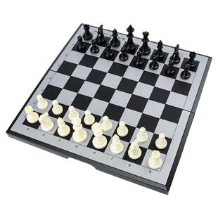 磁性国际象棋小学生儿童便携式磁石象棋折叠棋盘磁力跳棋比赛套装