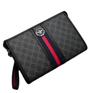 GA&BV手包男款休闲时尚男士手拿包正品奢侈品牌2025新款手抓包包