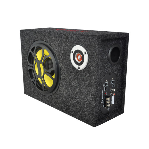车载低音炮12v24v大功率汽车音箱改装车用喇叭同步播放超重低音炮