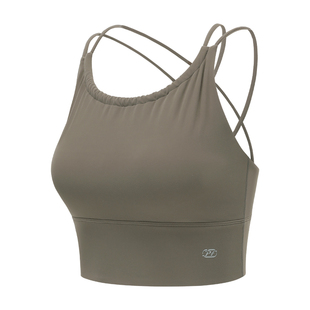 粒子狂热 | 空气Air运动内衣中强高弹外穿瑜伽健身长款背心06851