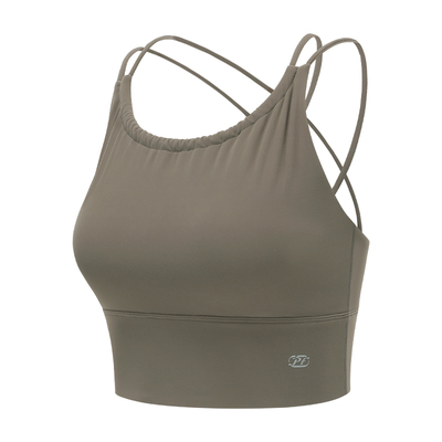 粒子狂热后背交叉长款流汗不粘腻