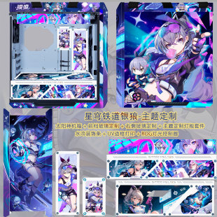 机白色 太阳神机箱定制高达游戏水冷玻璃台式 ROG玩家国度 GX601