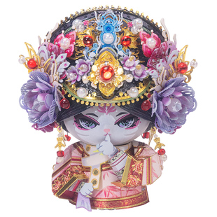 艺模喵之城X甄嬛传3D立体拼图金属拼装模型手工国潮玩具送礼摆件