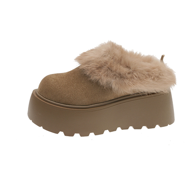 2025秋冬新款加绒雪地棉拖