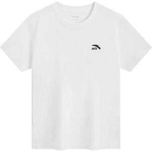 海绵T-安踏儿童男女童针织短袖衫2026年夏季新款纯棉呼吸棉短袖T