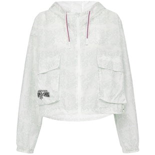 【UPF40+】NBA ATELIER女士马刺队宽松夹克轻薄透气连帽防晒服