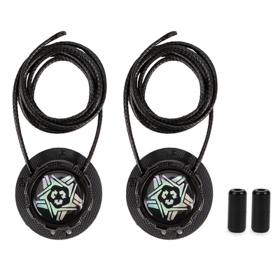 旋钮鞋带第三代粗绳免组装懒人免系免绑鞋带运动鞋旋转鞋扣固定器