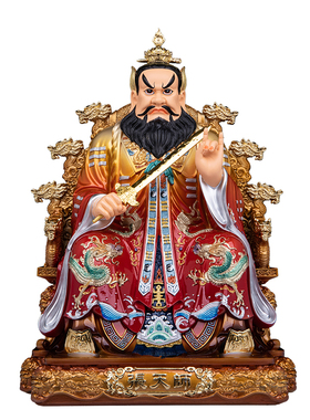 龙虎山张天师树脂神像供奉摆件