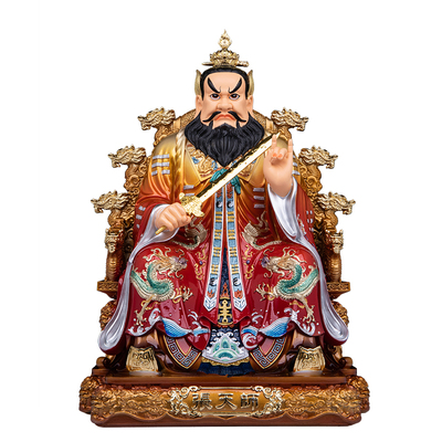 龙虎山张天师树脂神像供奉摆件
