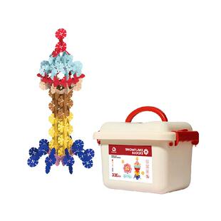 mobee雪花片拼插积木加厚大号益智幼儿园儿童女孩早教玩具礼物DIY