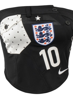 Nike/耐克 Remake 英格兰足球球衣甜酷辣妹条纹束腰抹胸ENCOMPASS