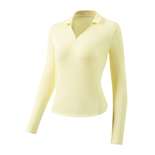 天使季节长袖羽毛球服网球服女polo衫女上衣速干短袖健身运动t恤