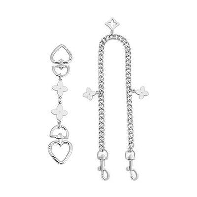 蔻驰流浪包银色延长加长链条配件