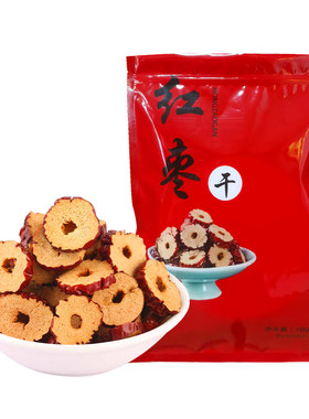 烘干新疆红枣片无核酥脆干吃泡水