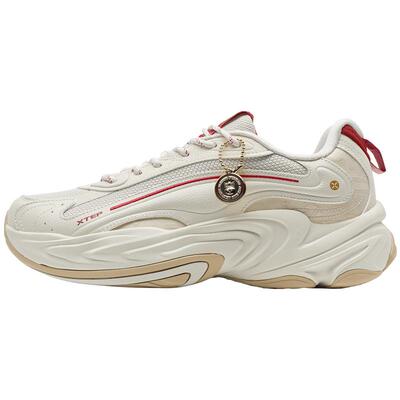 特步洄游2丨厚底增高休闲鞋女冬季轻便正品软底运动鞋百搭老爹鞋