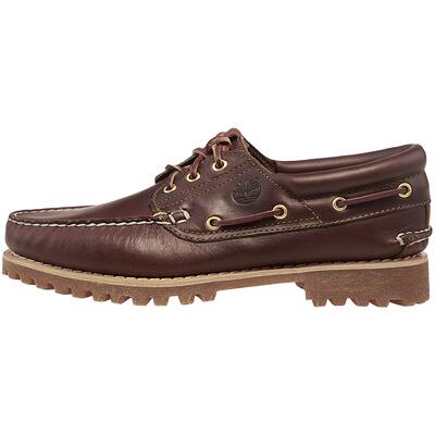 添柏岚官方男鞋船鞋手工缝制