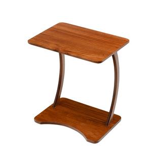 乌金木客厅沙发实木边几可移动2025新款c型卧室角几带轮小茶几桌