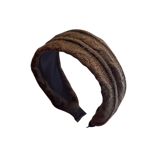 高颅顶发箍女款秋冬2025新款日常外戴洗脸头箍宽边压发卡发捆头饰