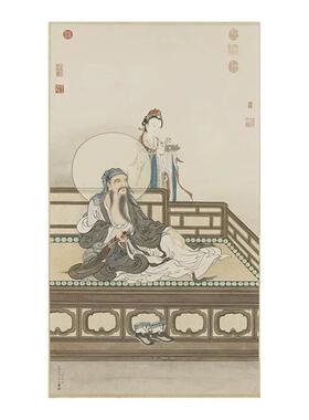 临宋人维摩像高清微喷国画特价